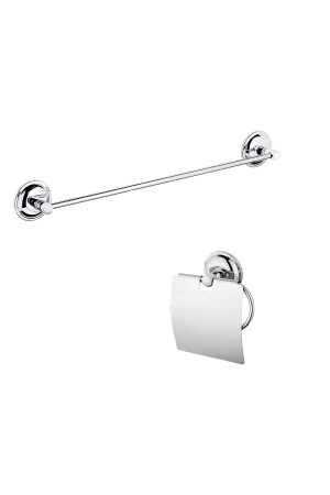 MNZ-الدرج المقاوم للصدأ مقعدة طويلة حامل المناشف ومحفظة ورقية مع غطاء BAKAGUHVL - Zethome