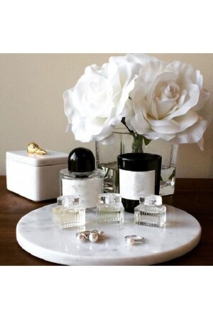 لوحة من الرخام الطبيعي من MNZ - لوحة دائرة لخدمة - Başakmarble