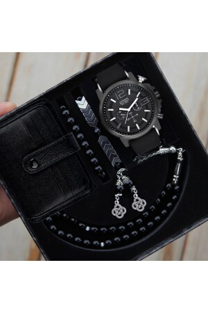 MNZ-مصادرة للماء الرجال ساعة المقبضات بطاقة حاملة الدعاء كروت و سوار مجموعة baybayan1005kart - wesscollection