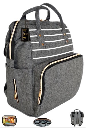 حقيبة مراقبة الطفل MNZ منظمة عمل الذهب زيبر فاخرة حميبة ظهر رعاية الطفل الأم BBC50VRYNT - USF
