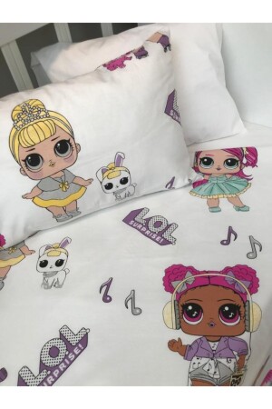 MNZ-بيضاء لول دولي غطاء غطاء مجموعة BBK9373 - Çeyiz Bahçesi