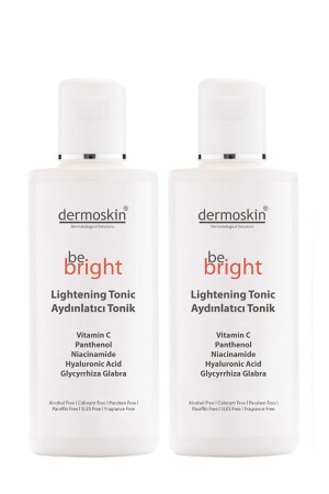 MNZ- Be Bright Skin Whitening Illuminating Tonic 33ml - 2 حزمة ميزة 8697796001476 - Dermoskin