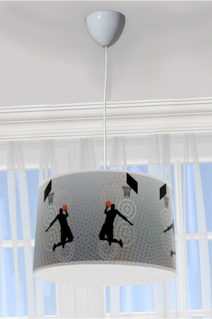 MNZ-بالسكيتبال غرفة الأطفال مصباح معلق شمعة BE1047-A - CAPRİCE HALI