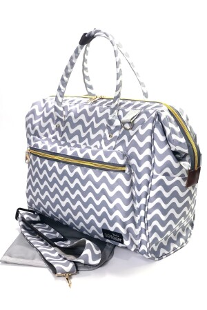 حقيبة رعاية الطفل MNZ، شنجر الجانب، حقيبة الطفل الأم مع مقعد زجاجة حرارية، حقيبة جانبية - Harika ikizler