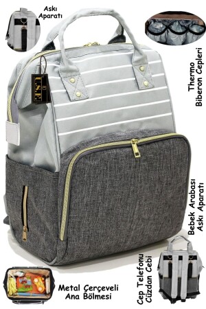 حقيبة رعاية الطفل من طراز MNZ - حقيبة حمقى رعاية الطفل من طراز زيبرت الذهب - USF