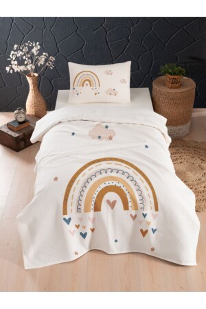 MNZ-غرفة الأطفال والطفل القطن الواحد الموجة المزج و الملفات - Instababyrooms