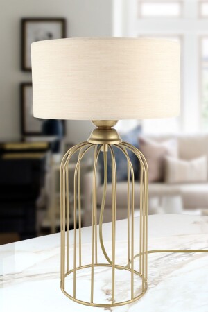 مصباح الطاولة من MNZ قبعة بيج قديمة - Begüsa