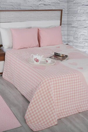 غطاء من القطن مزدوج من MNZ Bella Pink - Dinarsu