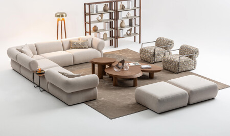 مجموعة كرسيه منقوشة MNZ - Cadde Yıldız