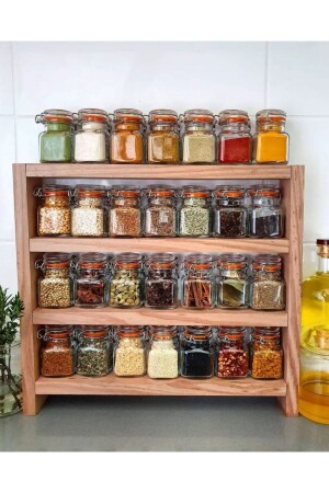 رف مطبخ من الخشب من MNZ، ووقوف العطور، ووقوف العطور، ووقوف الخشب Bhrt12 BHRT12 - aden home senin evin senin dünyan