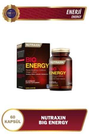 MNZ- Big Energy - مكملات فيتامينات 60 قرص - Nutraxin