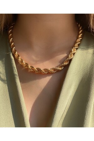 حزمة عنق منقوشة بالذهب للنساء من منظمة MNZ - Jenny Daphne