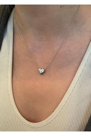 مقعد قلب مزدوج الجانب الأدنى لون MNZ- الفضة - Kiligistanbul