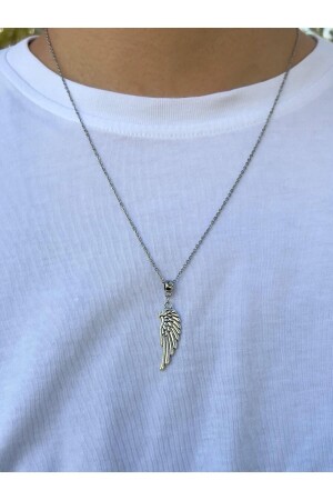 حزمة عنق من اللون الفضي للرجال من MNZ - Piercing Market Steel & Silver