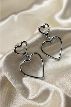 أذن القلب من لون MNZ الفضي - Eylülün Takısı