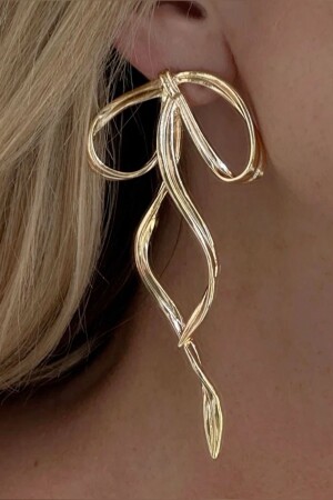 أرنق قوس كبيرة من طراز MNZ الذهبية - Lavian Accessories