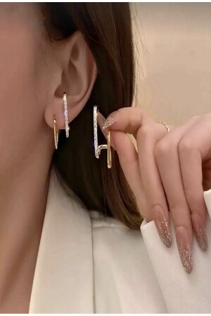 أذن الذهبية من الزيركون للنساء من MNZ - Monalisatoka