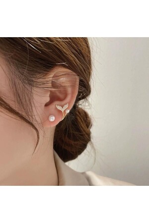 أذواق ذيل سمك من شبح MNZ مع بلورات و لؤلؤ - Pelin Aksesuar