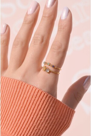 حلقة مزيجية ملونة MNZ حلقة زهرة - Sacce Scarves&Accessories