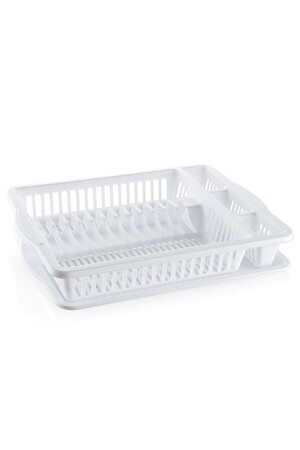 سلة الأطباق من البلاستيك MNZ - رف الصفائح ذات طبقة واحدة - Bimbambom