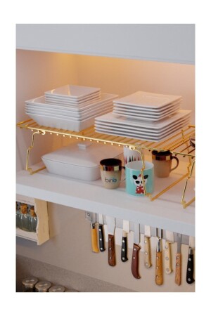 MNZ-متعددة الأغراض حمام المطبخ خزانة المخلوقات منظمة الذهب غطاء لا يحصى - Bino