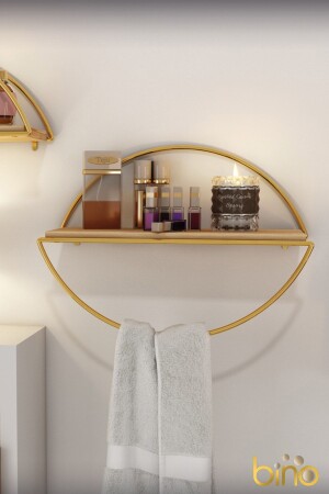 MNZ-جدار رف أزياء المطبخ حمام الذهبية الكرسي المكتب BinoGold06 - Bino