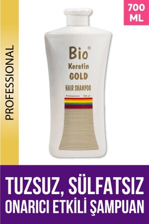 شامبو من الملح من MNZ- Bio 700 مل - Bio Keratin Gold