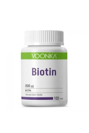 MNZ- Biotin 2500 Mcg 102 حبوب 8680807008496 - Voonka