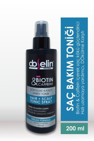 MNZ- Biotin& Caffeine Tonic الشعر 200 مل - Doselin