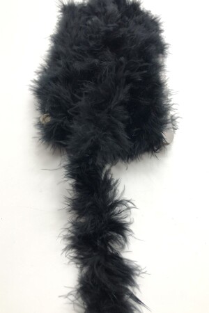 MNZ- Black Fox Feather 1 Mt - Hayalperest Boncuk