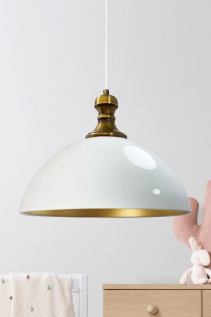 MNZ-بيانو الأبيض شمعة واحدة القديمة الرأس الراجعية مصباح العلق مطعم مقهى متجر غرفة المعيشة شمعات BMM7123 - Bamyum