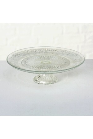 MNZ- شفاف كعكة الزجاجي طبق الخدمة BO 6066700 - BOLTZE HOME