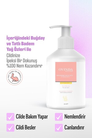 MNZ- Body Milk Moisturizing & Revitalizing 250 مل لجميع الجلد OVD-01. 03 - Ovinda