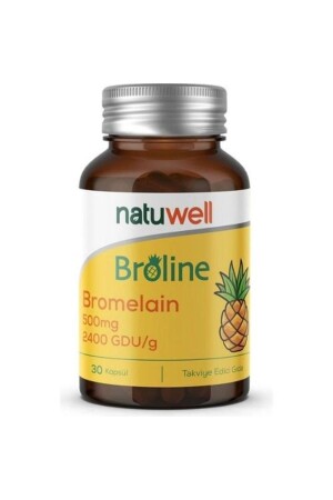 MNZ- Bromelain 500 Mg 2400 Gdu 30 كبسولة. - Natuwell