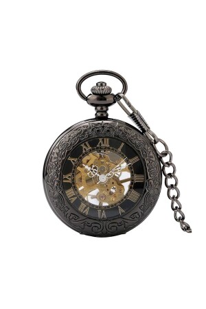 ساعة جيب ميكانيكية مع قواص MNZ مع سلسلة التواء Bsy-08 BSY-08 - valkyrie