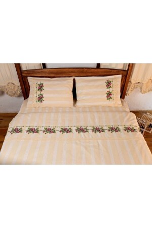 غطاء القماش من قماش MNZ - سيت يد مطرز مزدوج (الاحمر) غطاء القماش الأحمر - buldanstore