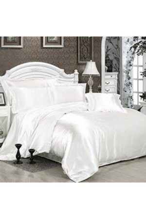 MNZ-بناء أبيض الساتين الملك الحجم غطاء غطاء البطاطا مجموعة bzbatt5 - METİNEV