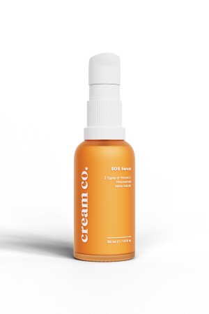 MNZ- مضادة للسمنة والبقع إضاءة لون الجلد الموازنة فيتامين C نياكيناميد أربوتين بيبتيد سيروم SOS - Cream Co.