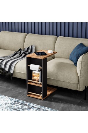 طاولة الجانب MNZ-مجلدة طاولة الجانب رول منشفة صوفا قابلة للتصديق طاولة C طاولة قهوة طاولة قهوة العشب - الأطلسي الصن - interGO
