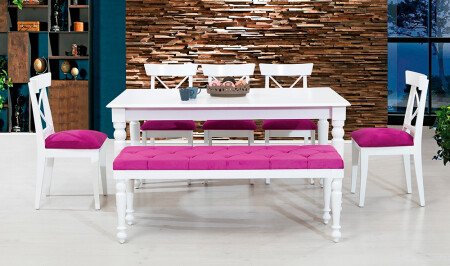 مجموعة طاولة تناول الطعام الكبيرة المتحولة من MNZ - Cadde Yıldız