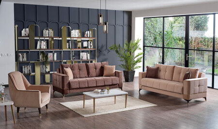 مقعد معدني من مجموعة المقاعد المرنة MNZ - Cadde Yıldız