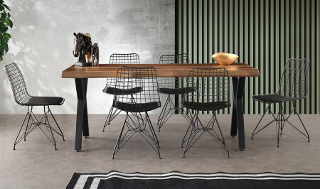 مجموعة طاولة الطعام في مدينة MNZ - Cadde Yıldız