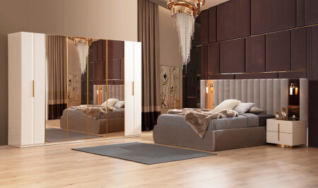 غرفة نوم MNZ مع قاعدة منار - Cadde Yıldız