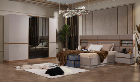 غرفة نوم MNZ مع صندوق تخزين ستيلا - Cadde Yıldız