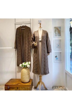 ملابس النحيل MNZ Cardigan الطويلة - Ayseningiyimevi