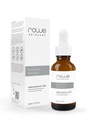 سيروم MNZ- Care للدوائر المظلمة تحت العين والتورم 30 مل (حلول الكافيين 5٪ + EGCG) RSC102 - Rowe Skincare