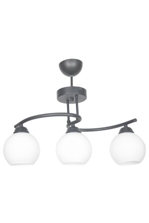 التصميم الحديث من فوجي-MNZ - Case Black Case White Glass غرفة المعيشة - المطبخ - غرفة النوم - 3 قطع شمعة فوجيا110 - Fer Avize