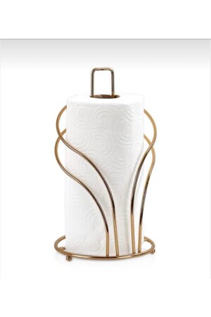 حامل مناشفة ورقية من ذهب MNZ - حامل مناشفة معدنية - نموذج السنة - Castava