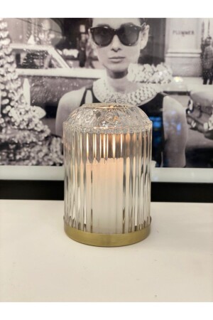 شمعة من النجم من MNZ مع قاعدة النحاس ديكورات المنزل cc18 - Dekordan House