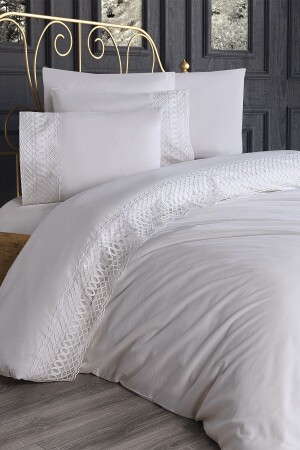 MNZ- الفرنسي الرأس صفر المعدة المعدة الغطاء المغطاة المجموعة الكريم CD445829 - Çeyiz Diyarı